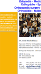 Mobile Screenshot of ortho-sportmed.ch