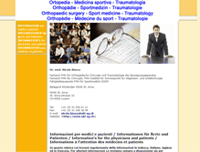 Tablet Screenshot of ortho-sportmed.ch